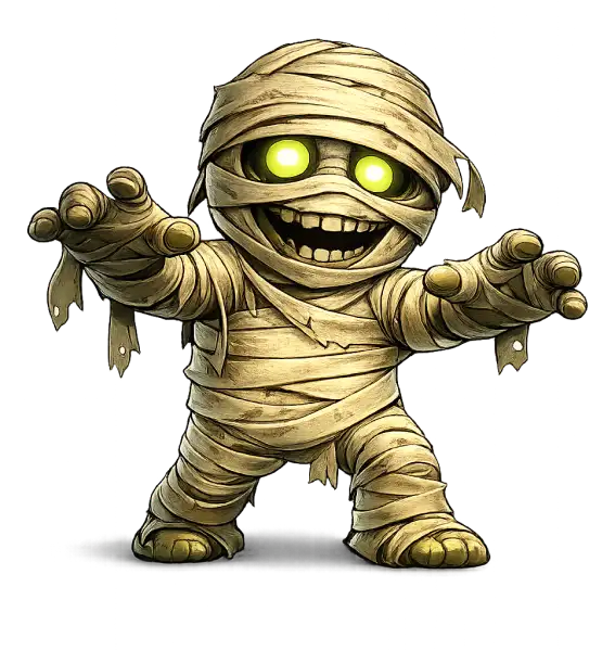 La mascotte mummia di Spookino